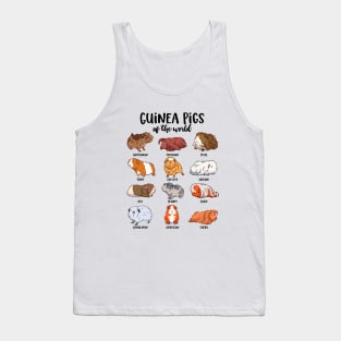 Guinea pigs of the world - Various kawaii guinea pigs Tank Top